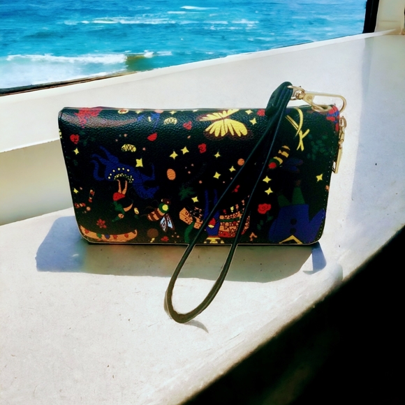 Cultural Print 3 PC Boston Style Handbag Set - Picture 2 of 3